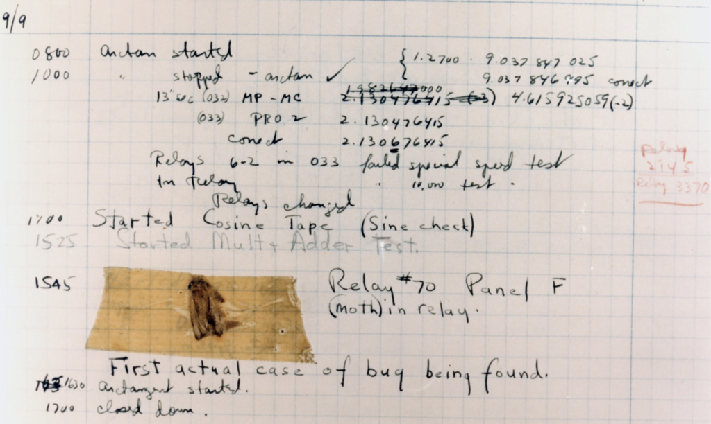 first-bug-report