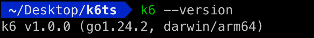 k6-version